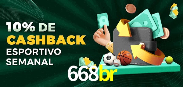 10% de bônus de cashback na 668br